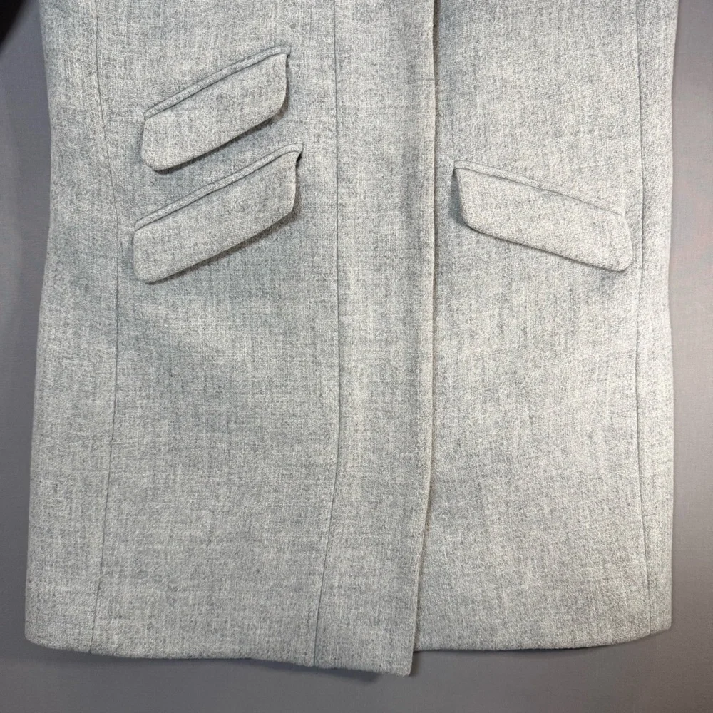 J. Crew Cocoon Coat in Italian Stadium Cloth by Nello Gori, Zip-Up - Womens 4 - Picture 7 of 16